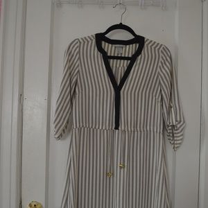 H&M - Striped Work Dress